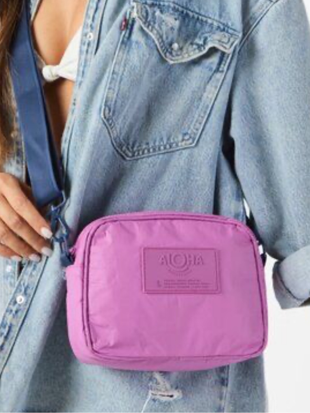 ALOHA Collection Hot Pink Logo Patch